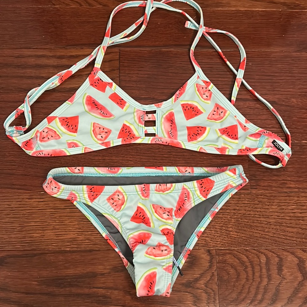 Size small watermelon print jolyn swimsuit